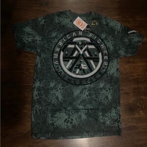 American Fighter Dark Green Graphic Tee